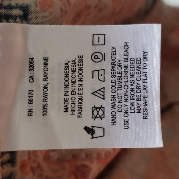 Free People Surf Date Floral Tie Romper Sz12 - Picture 9 of 9